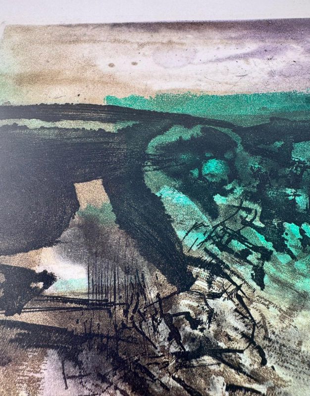 Canto Pisan (planche 6) (Eau-forte et aquatinte) - Wou-ki  ZAO
