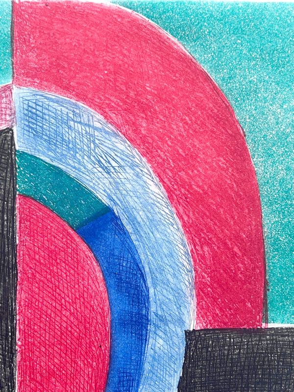Avec moi-même (Radierung und Aquatinta) - Sonia DELAUNAY