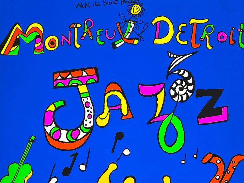 Montreux Detroit Jazz 5th Festival (Nana jaune) (Sérigraphie) - Niki DE SAINT PHALLE