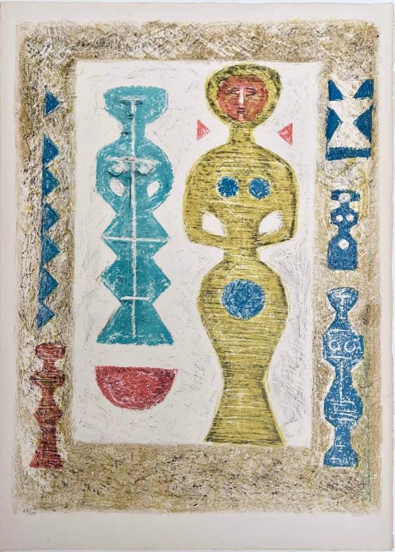 CAMPIGLI Massimo (1895-1971)//L'idole II (Farblithographie) — Artistes Divers