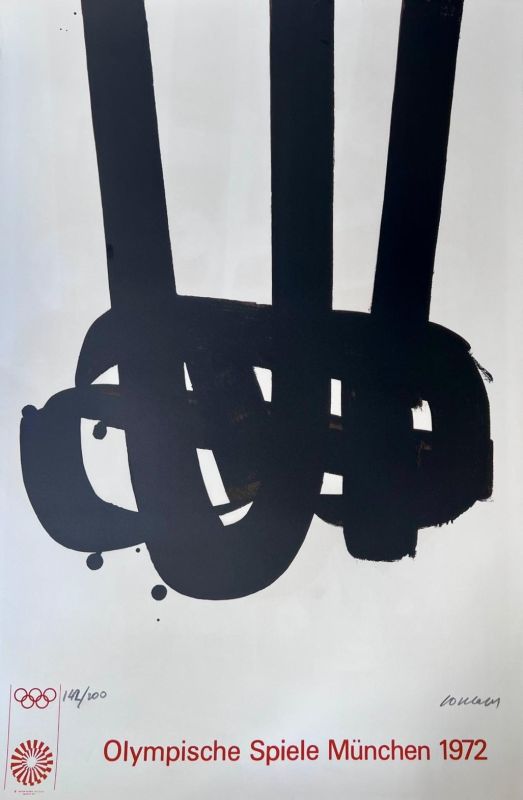 Lithographie n°29 (Farblithographie) - Pierre  SOULAGES
