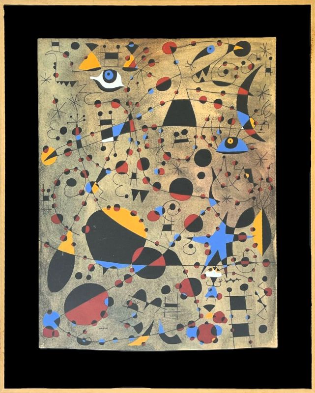 On the 13th, the ladder skimmed the firmament (Constellations) (Stencil) - Joan  MIRO
