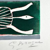 Thalassa I (Radierung) — Georges BRAQUE — Detail der Signatur