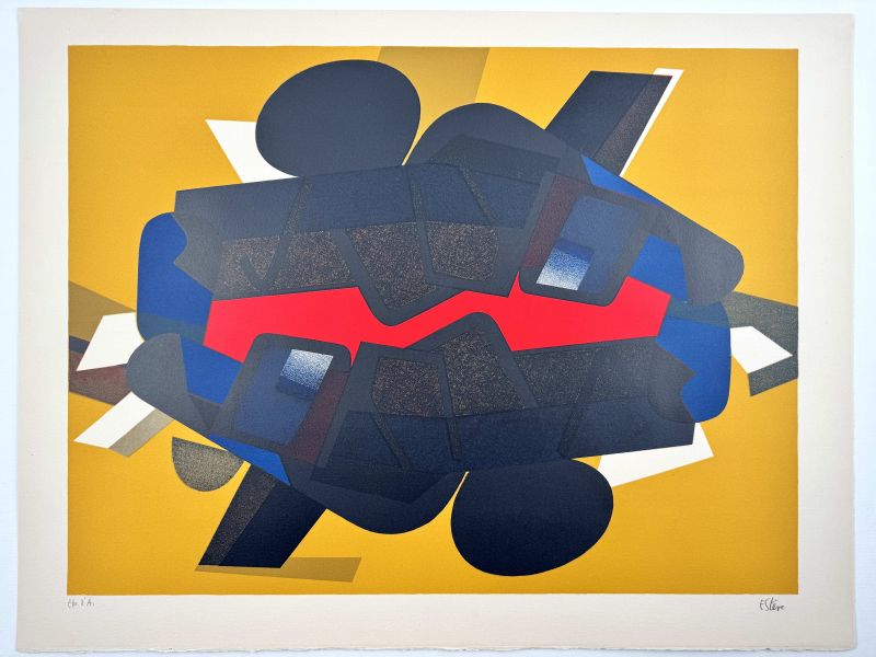 Chambrure (Farblithographie) - Maurice ESTEVE