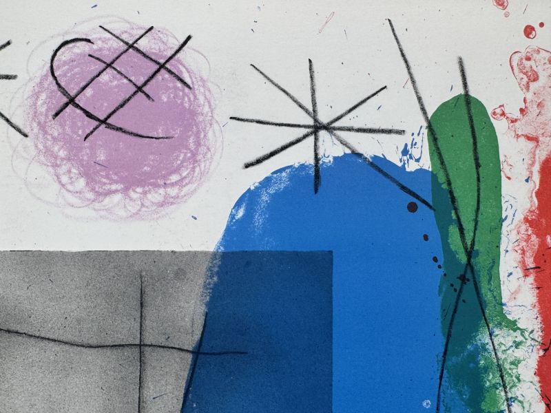 Derri&egrave;re le Miroir (Lithograph) - Joan  MIRO