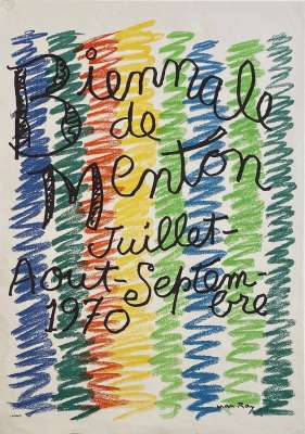 Man Ray (1890 – 1976) // Biennale de Menton 1970 (Poster) -  Artistes Divers