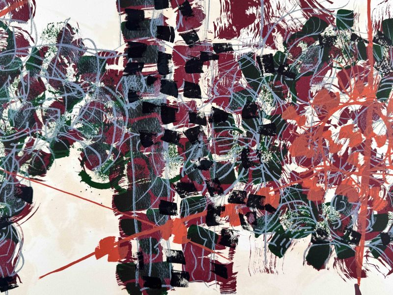 Nachmittag (Farblithographie) - Jean-Paul RIOPELLE