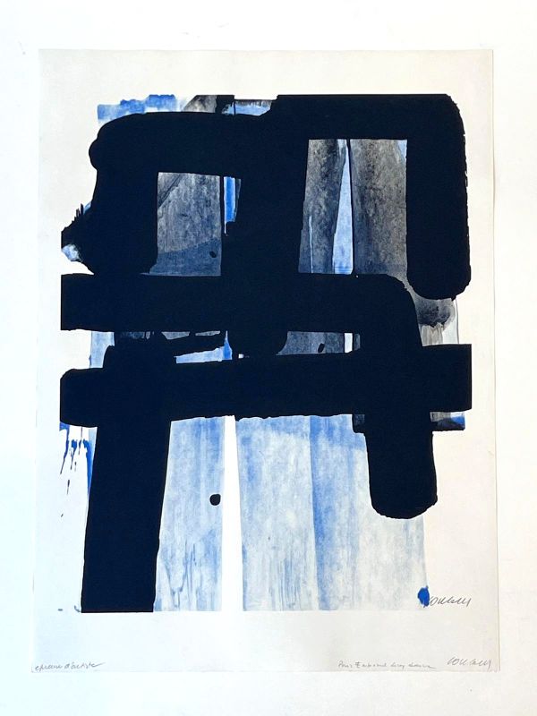 Sérigraphie n°2 (Sérigraphie) - Pierre  SOULAGES