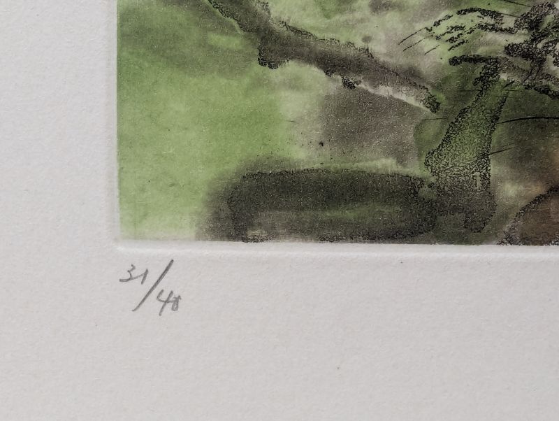 Beauregard (Radierung und Aquatinta) - Wou-ki  ZAO