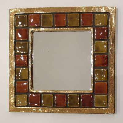 Square mirror (Ceramic) - Mithé ESPELT