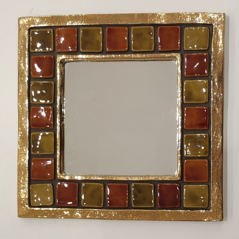 Square mirror (Ceramic) - Mithé ESPELT