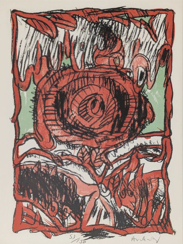 Schismes (Litografía) — Pierre ALECHINSKY — Vista frontal