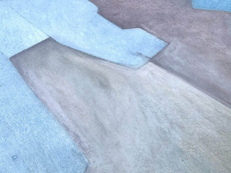 Composici&oacute;n azul (Técnica mixta (moderna)) - Serge  POLIAKOFF