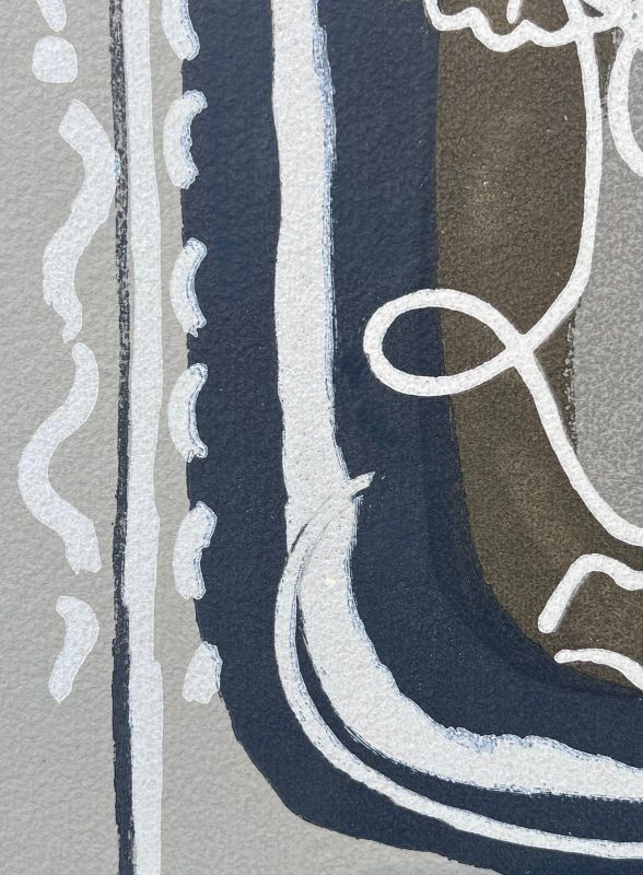 Si je mourais là-bas (Grabado en madera) - Georges BRAQUE