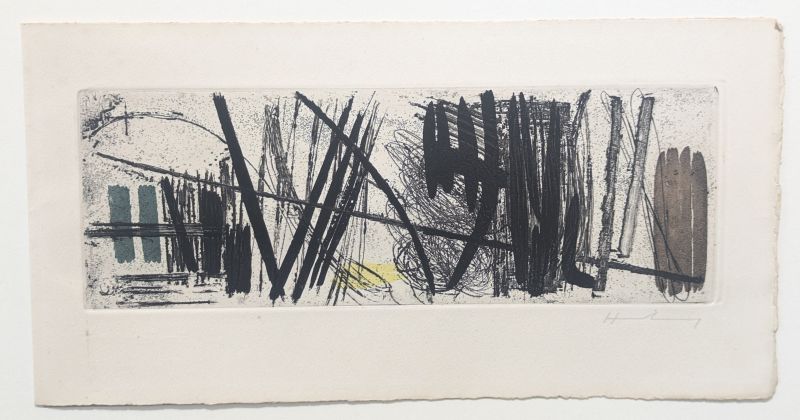 G 4 (Eau-forte et aquatinte) - Hans HARTUNG