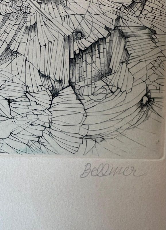 L'Incendie (Aquatinte) - Hans BELLMER