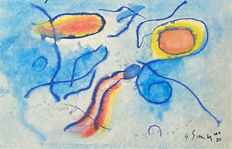 Sans titre (Technique mixte (moderne)) - Gustave  SINGIER