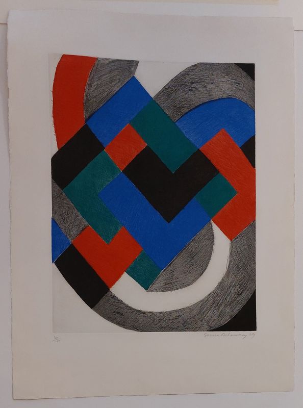 Gordes Nives (Farblithographie) - Victor  VASARELY