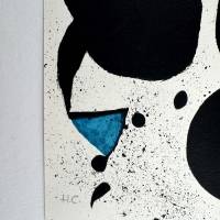 Strindberg Mappen (Farblithographie) — Joan MIRO — Detail der Nummerierung