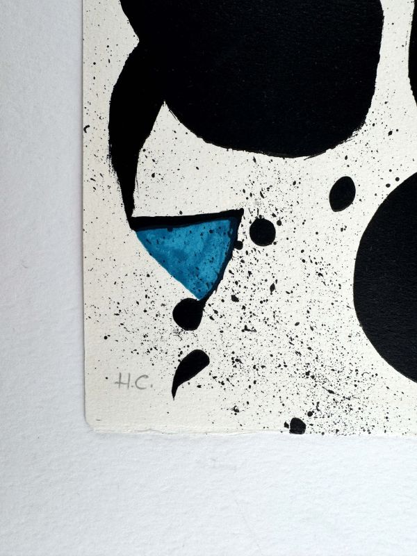 Strindberg Mappen (Farblithographie) — Joan MIRO — Detail der Nummerierung