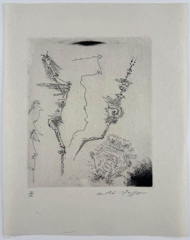 Pour Saint-Pol Roux (Eau-forte et aquatinte) - André  MASSON
