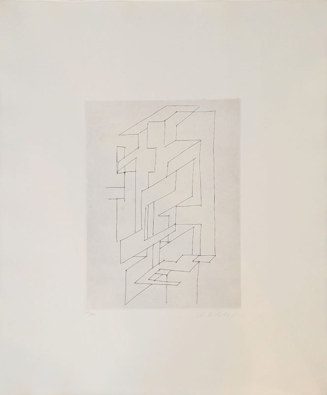 Gordes Gestalt (Engraving) - Victor  VASARELY