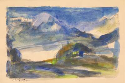 Landscape (Greetings card) - Jean-Pierre MARZELLE