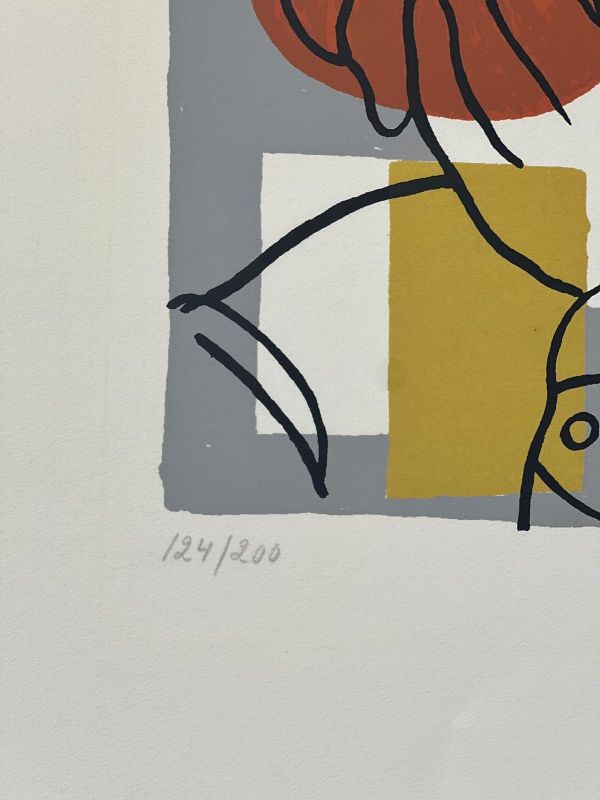 Porträt einer Frau (Siebdruck) - Fernand LEGER