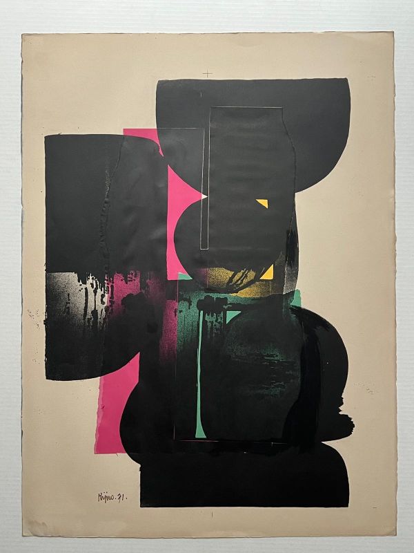 Composition (Lithographie) - LADISLAS KIJNO