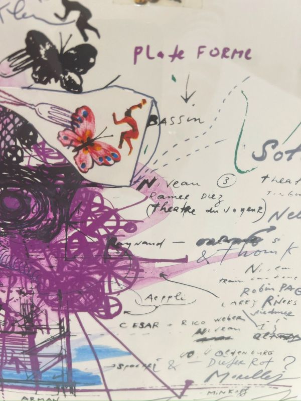 Le Monstre dans la forêt (Hommage à Yves Klein) (Technique mixte (moderne)) - Jean TINGUELY