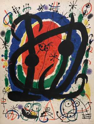 Exposition "XXIIe Salon de Mai" (Farblithographie) - Joan  MIRO