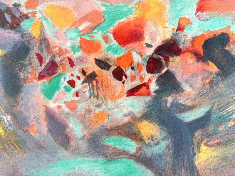 Aurora (Lithograph) - Teh-Chun CHU
