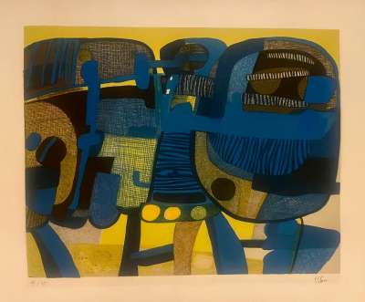 Two Thieves (Lithograph) - Maurice ESTEVE