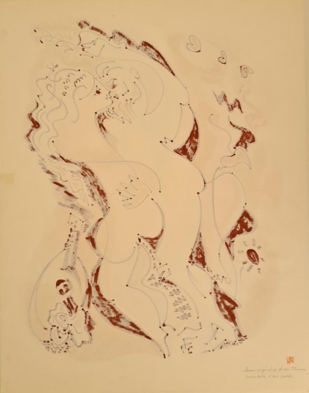 Sans titre (Dibujo (moderno)) - André  MASSON