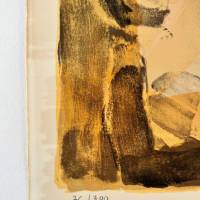 Untitled (Lithograph) — Bram VAN VELDE — Edition numbering detail