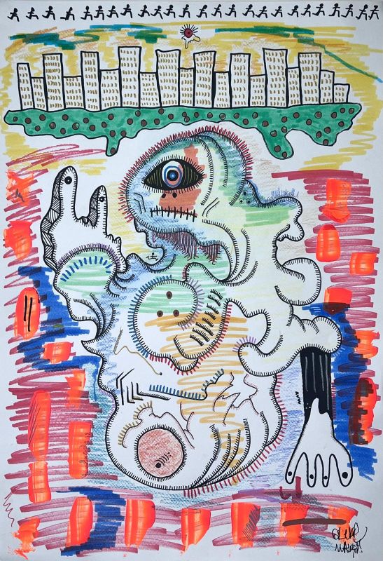 Sans titre (Technique mixte (contemporain)) -  Gréké