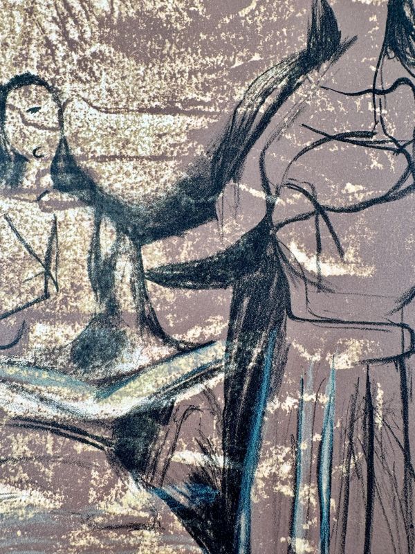 La Visitation (Lithographie) - Henry  MOORE
