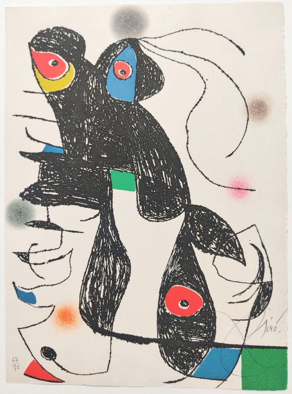 Paroles Peintes (Aguafuerte y aguatinta) - Joan  MIRO