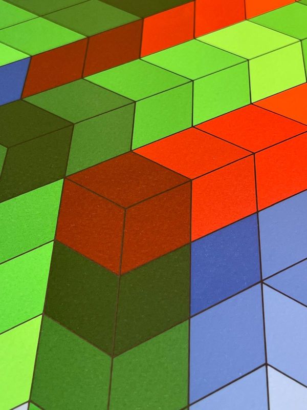 Tsiga (Serigrafía) - Victor  VASARELY