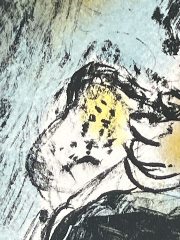 Méditation (Lithographie) - Marc CHAGALL