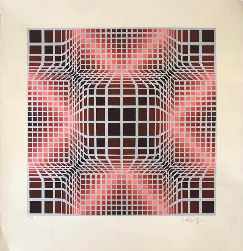 Vorosh Arg (Siebdruck) - Victor  VASARELY