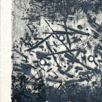 Julius BALTAZAR (1949) // Paysage abstrait (Gravure) — Artistes Divers