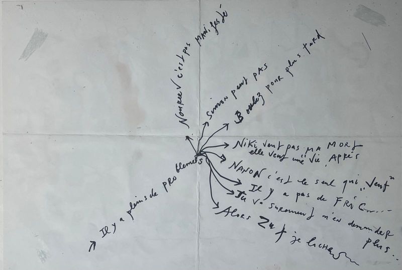 Composition (Ink ) - Jean TINGUELY