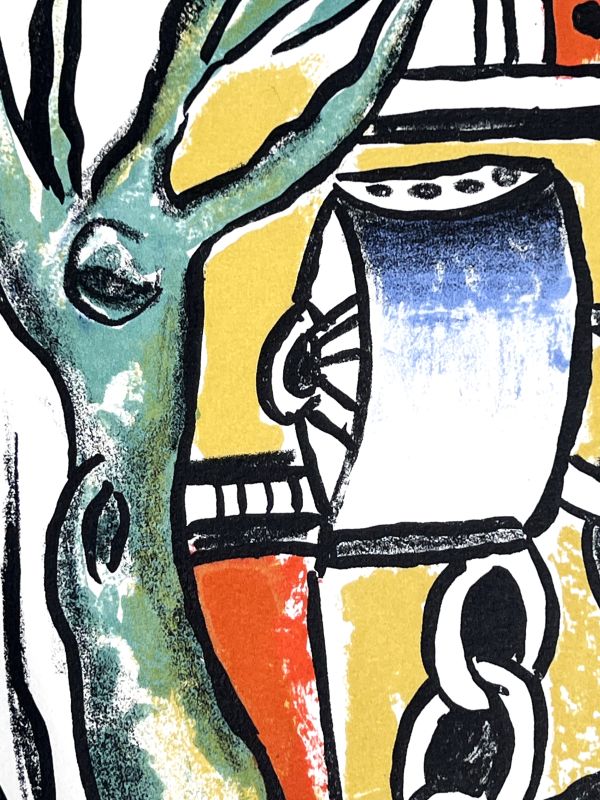 Le Puits (Lithographie) - Fernand LEGER