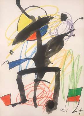 Tres Joan (Lithographie) - Joan  MIRO