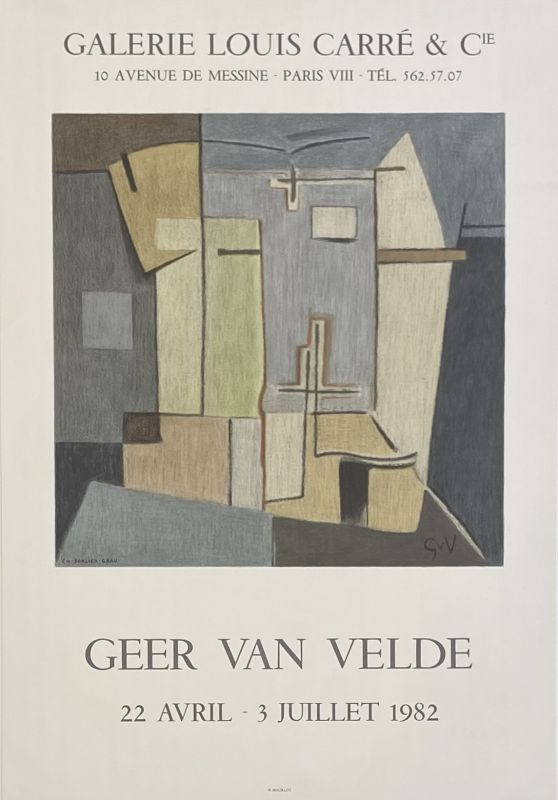 Galerie Louis Carré (Affiche) - Geer VAN VELDE