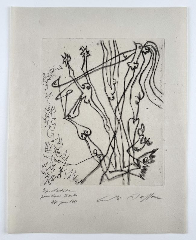 Pour Saint-Pol Roux (Etching and aquatint) - André  MASSON