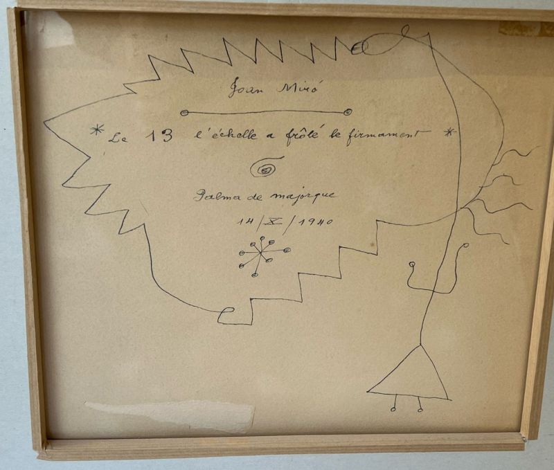 On the 13th, the ladder skimmed the firmament (Constellations) (Stencil) - Joan  MIRO