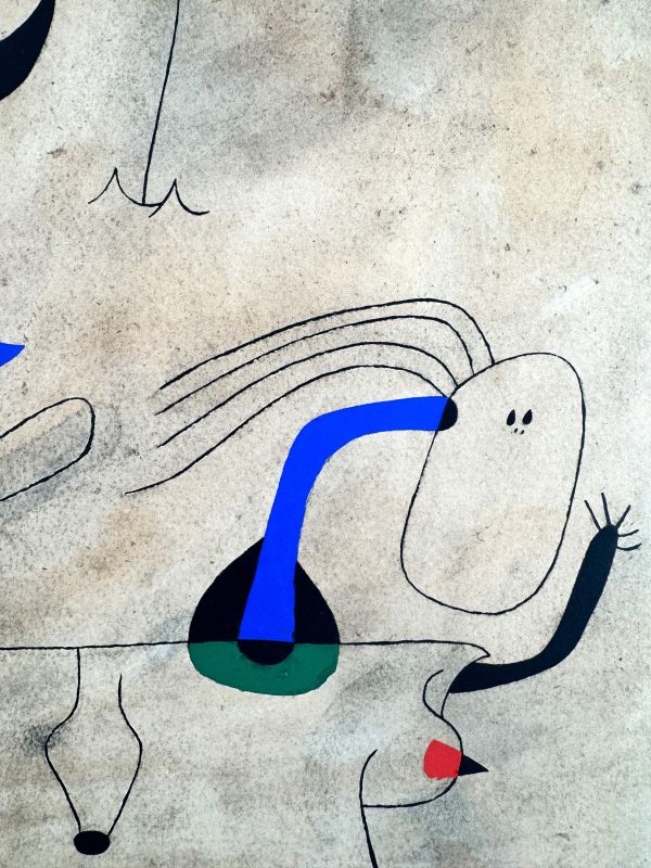 Frauen am Strand (Konstellationen) (Schablone) - Joan  MIRO