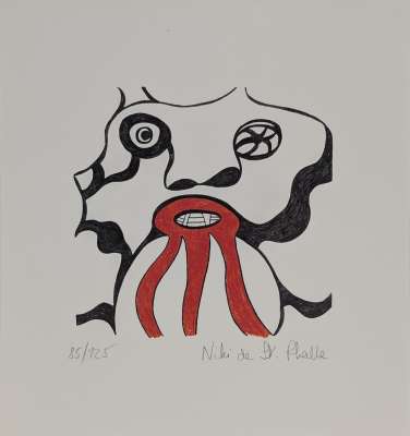 Le Golem - Jerusalem (Lithographie) - Niki DE SAINT PHALLE